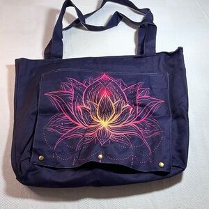 Yoga Bag Lotus Design
